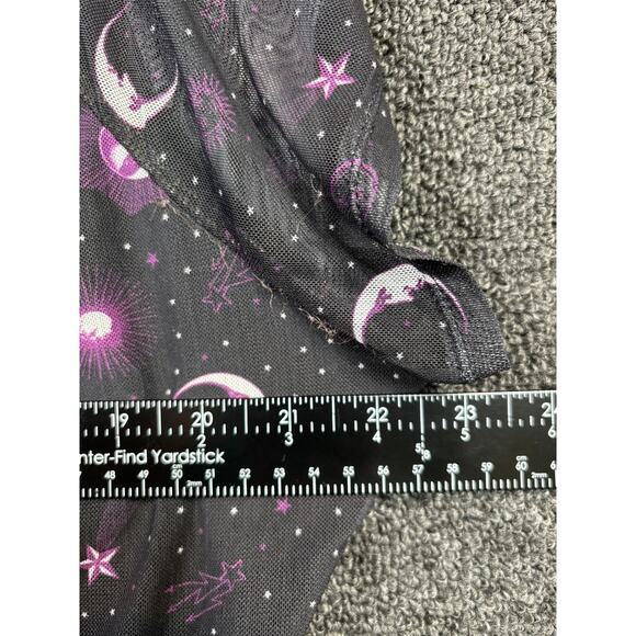 Hot Topic Dress Womens 3XL Skater Mesh Overlay Space Alien Galaxy Pockets - Picture 5 of 6